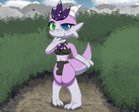 - Mizu in clothes: Loincloth - (Background 1)