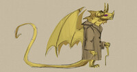 The dragon in the coat