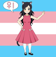 Proud trans woman