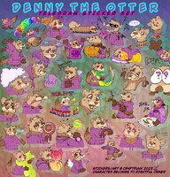 Otterdenny Sticker Set Comm 2023