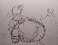 [SOLD : YCH auction] - Weight of the Womb