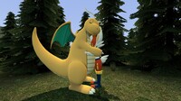 Dragonite hug Cinderace