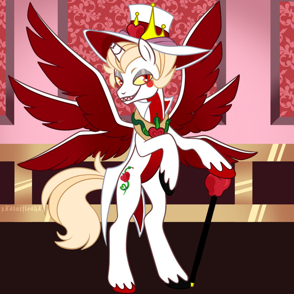 MLP x Hazbin Hotel LUCIFER by GhostTownCl0wn -- Fur Affinity [dot] net