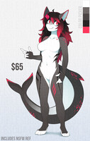 Red Black Shark Adopt / SOLD