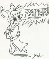 Kensan Gets Excited About Paper!
