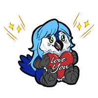 valentine sticker YCH - Hoshie