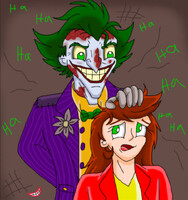 Joker) "my new target missed me my dear "