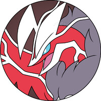 Yveltal but he's trapped in a circle?!?! (Shiny)