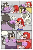 Leslie and Knuckles Sparring