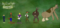 The Crystal Of Light In Beornia Main Characters