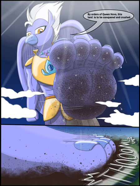 Giant foot of Princess Luna by Az12lol -- Fur Affinity [dot] net