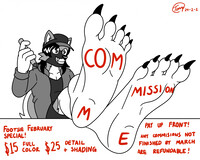 LAST CALL FOR FOOTSIE FEBRUARY COMMISSIONS!