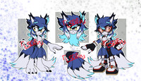 [Sold] Sonic Adopts blue three tailed fox.