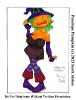 Penelope Pumpkin, color