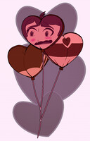 Not So Flat Balloons (Valentines)