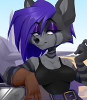 Ат..Ат..Ат вин та (Ych for FrillyAnubis)