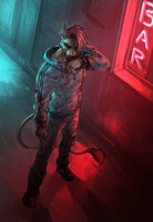 Commission Color sketch for dangerclosecat