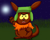 werewolf Kyle (drawn for my best friend)