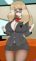 Commission - Office Lady Serena
