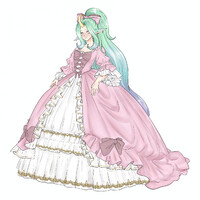 Done YCH rococo girl Vanillu_PBJ