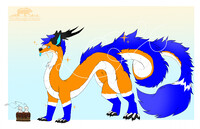 Raffle Sketch: LapisFoxy Noodle Dragon