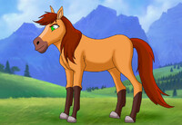 a brave and detemined mare