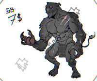 "Grey scar" - Auction adoptable [OPEN]