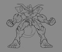 Nitro Warrior (lineart)