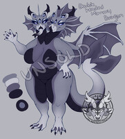 Double-headed Mommy Dragon Adopt! - SOLD