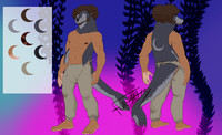 Ref sheet shirtless