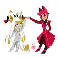 $in stream hazbin fanart crossover comm