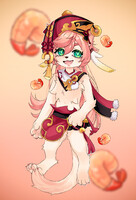 Furry versio of Yanfei from Genshin