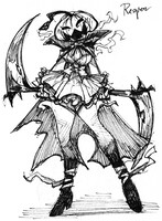 Monstergirl sketch #5 Dullahan