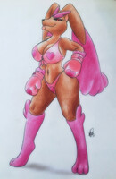 NSFW Official Fighter: Loura the Lopunny