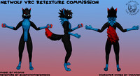 [COMMISSION] Netwolf VRC Retexture