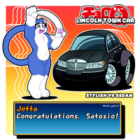 congrats satosio! (choro q lincoln town car)