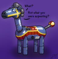 Darkstalker But Toy Horse But Inflatable