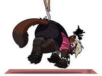 Suspended by the Suspenders.