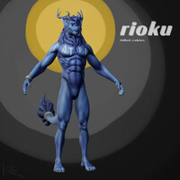 rioku fullbody sculpture