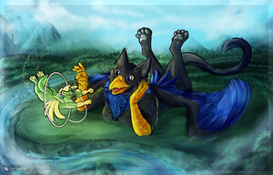 Fishing day by lSheena -- Fur Affinity [dot] net