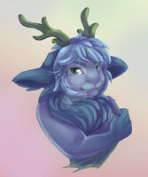 troutfeathers Commission: Whale Digital Portrait