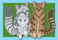 Buff Silverstream and Buff Crookedstar