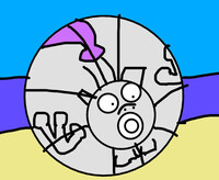 Mewtwo beachball transformation