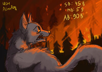 Forest Fire | Feral YCH (open)