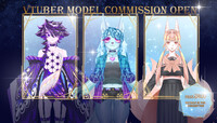 vtuber model commission open