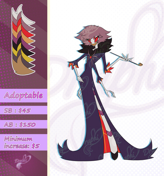 Helluva Boss/Hazbin Hotel Adoptable! by Draphi -- Fur Affinity [dot] net