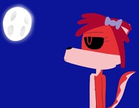 Ragatha gazing at the moon