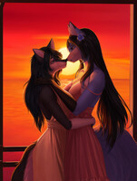 Romantic sunset (Closeup) - By Elvofirida