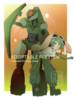 [ADOPTABLE OPEN] Tanker Bunny Mecha suit