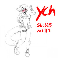 RAWR XD YCH AUCTION